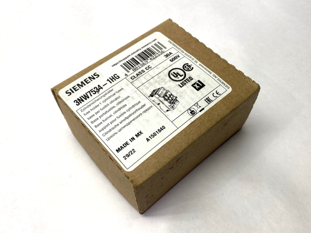 Siemens 3NW7534-1HG Fuse Holder 3-Pole Class CC 600V 30A