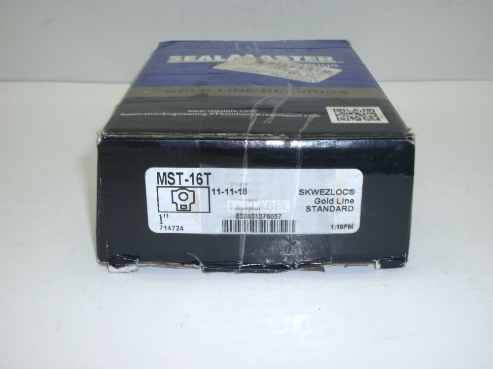 SEALMASTER MST-16T TAKE UP BALL BEARING UNIT SIDE MOUNT 1" ID MEDIUM DUTY NIB