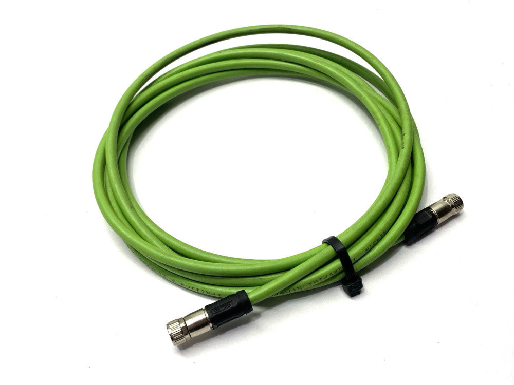 Beckhoff ZK1090-3232-0030 EtherCAT Double-Ended Cable Female M8 to Female M8 3m