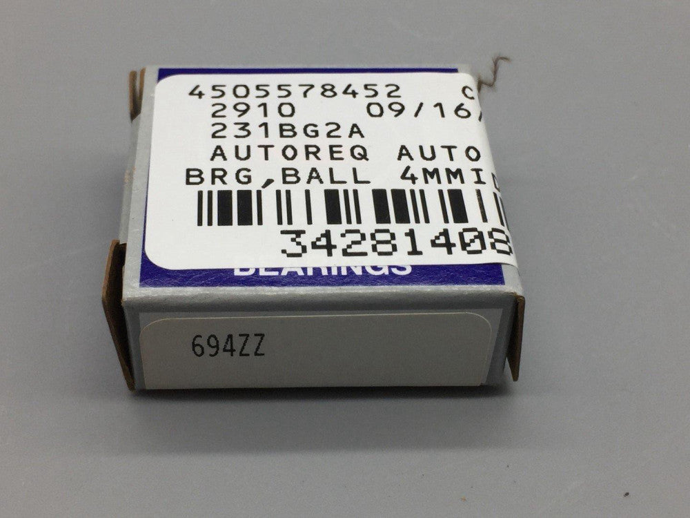 NSK 694ZZ Ball Bearing 4mm Bore Deep Groove