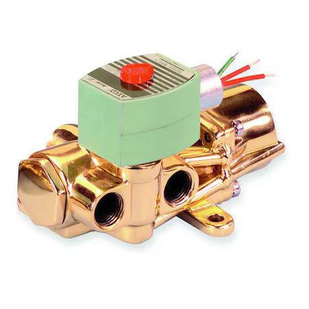 Redhat 8344G027mo Solenoid Valve, 4-Way, 2-Position, 1/2 In Pipe Size, 120V Ac,