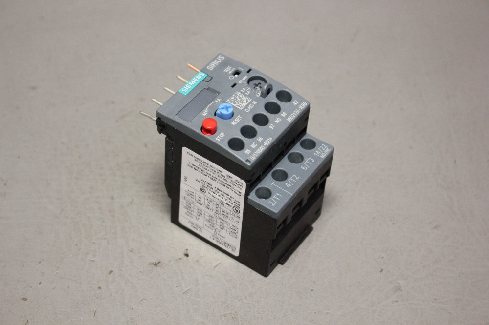 SIEMENS SIRIUS 3RU2116-1EB0 OVERLOAD RELAY
