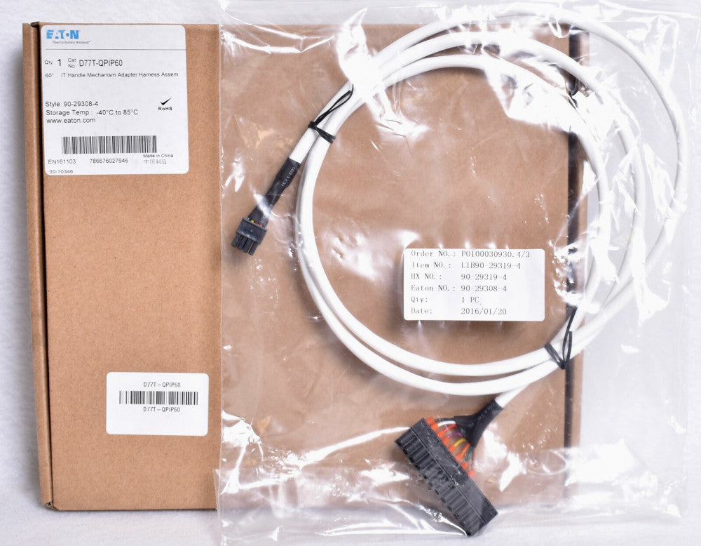Eaton Cutler Hammer IT Handle Mechanism Harness Assembly D77T-QPIP60 90-29308-4