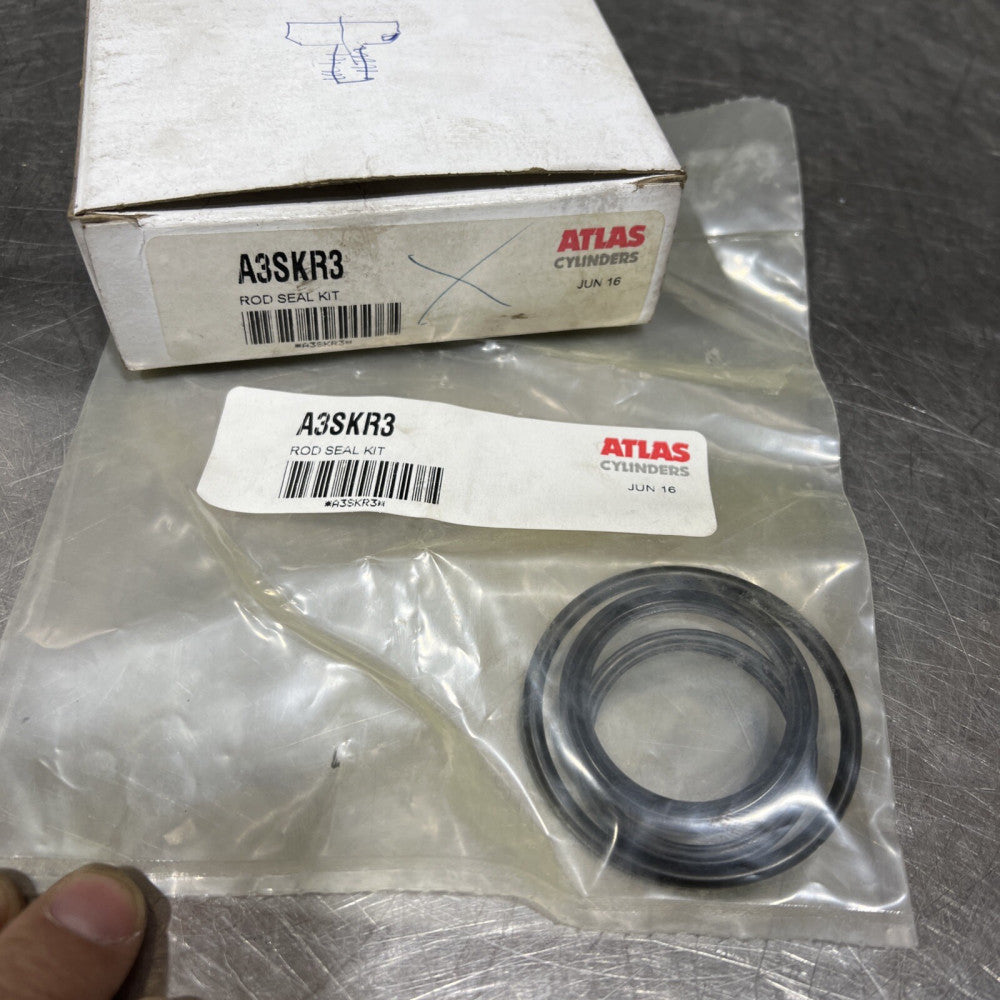 Atlas Cylinders A3SKR3 Rod Seal Kit, NOS Surplus