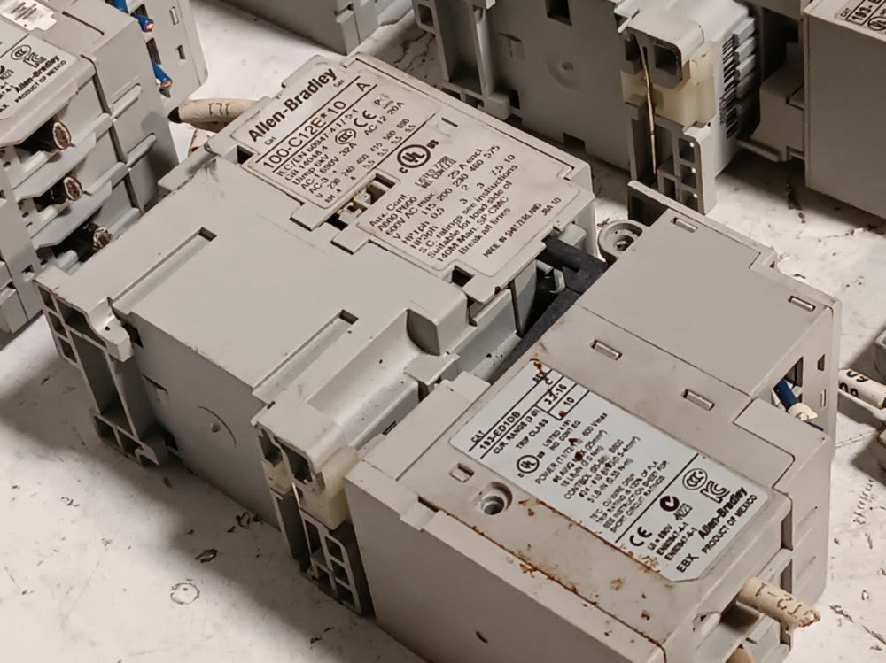 Allen Bradley 100-C12E*10 Ser A Contactor w/ 193-ED1DB Ser C Solid State Relay