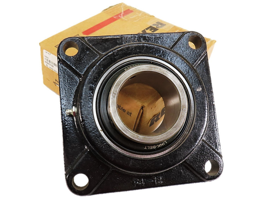Rexnord F3S238E Link-Belt Ball Bearing 2-3/8 in 4 Bolt Square Flange NEW IN BOX