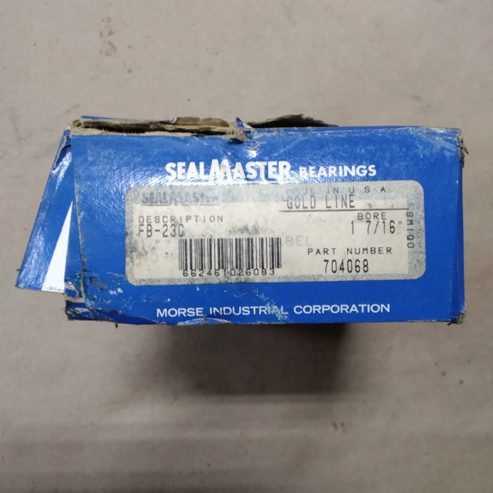 SealMaster FB-23C CR 3 Bolt Flange Mount Bearing 1-7/16" Bore FB-23C-CR A104