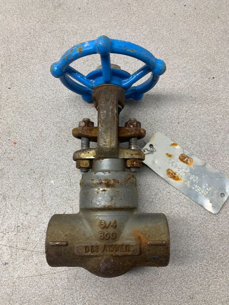 NEW SMITH FORGED STEEL 3/4" GATE VALVE 0800 0000W