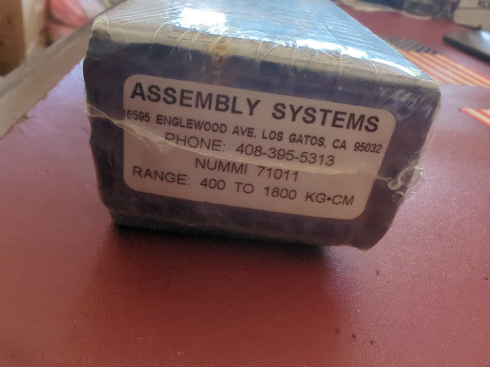 Assembly Systems Tohnichi Torque Wrench NUMMI # 71011 Range 400-1800 KG-CM