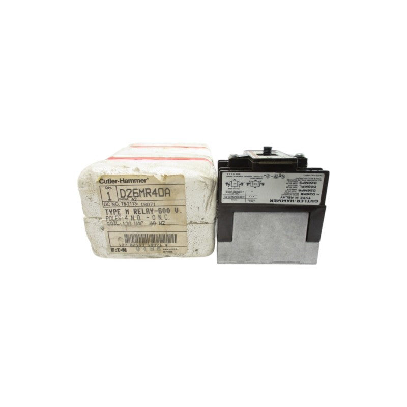 CUTLER HAMMER D26MR40A SER. A3 120VAC 1.1A NSMP