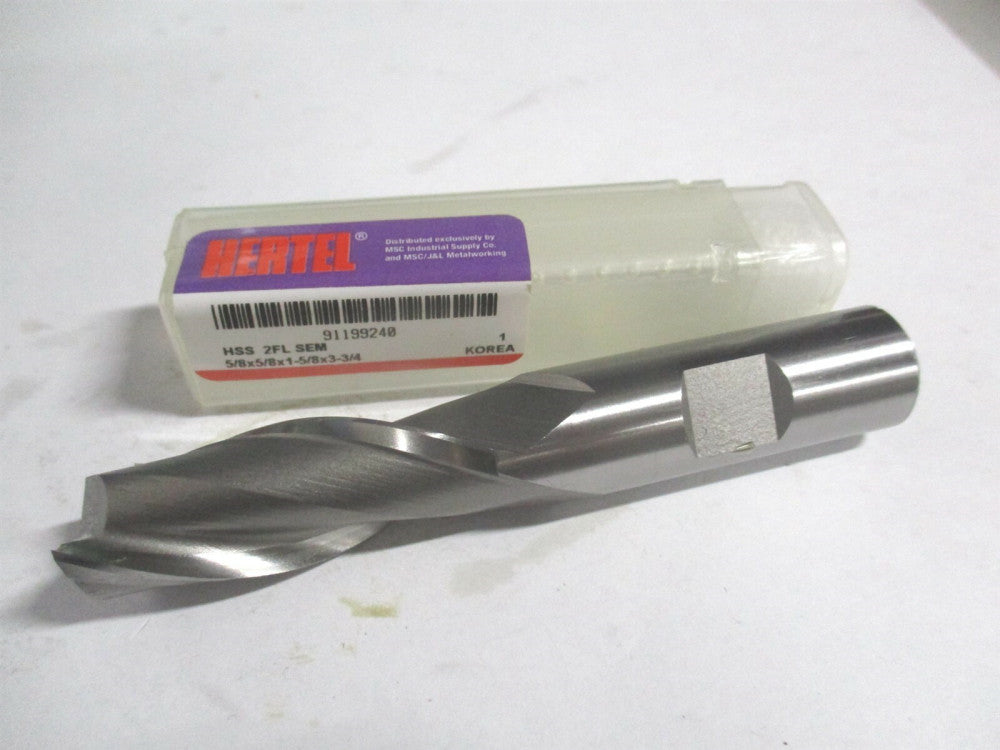 (GC99914157) 5/8" x 1-5/8" x 5/8" x 3-3/4" OAL HSS 2 Flute Square End Mill