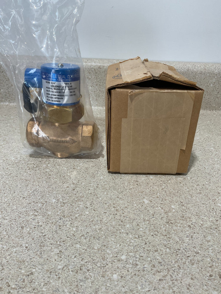 Circle Seal Controls HS500-30P Size 3/4" NEW