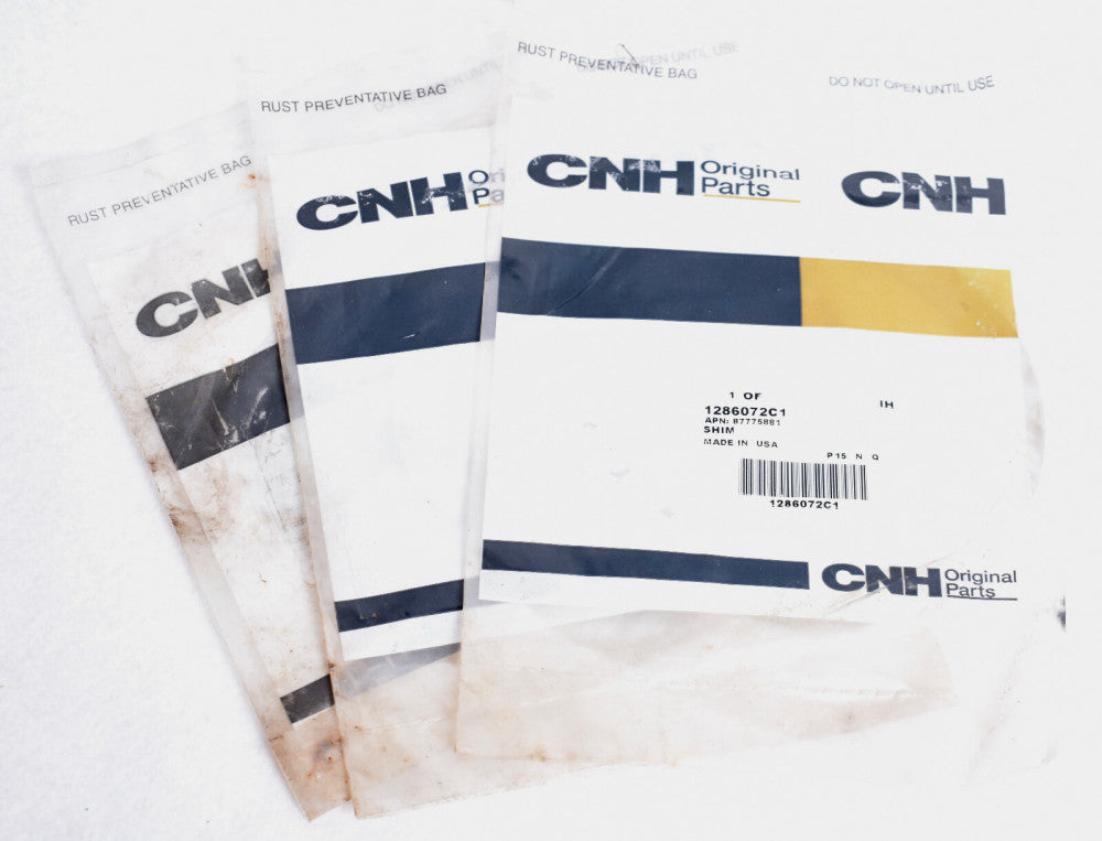 3 Count OEM CNH New Holland Case-IH Tractor Shims 1286072C1