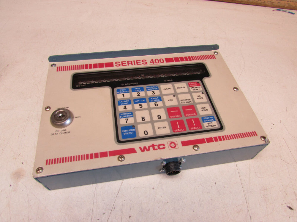 ROBOTRON / WTC SERIES-400 503-4-0305-02 CONTROL PANEL with WELDBASIC XLNT M/O !!