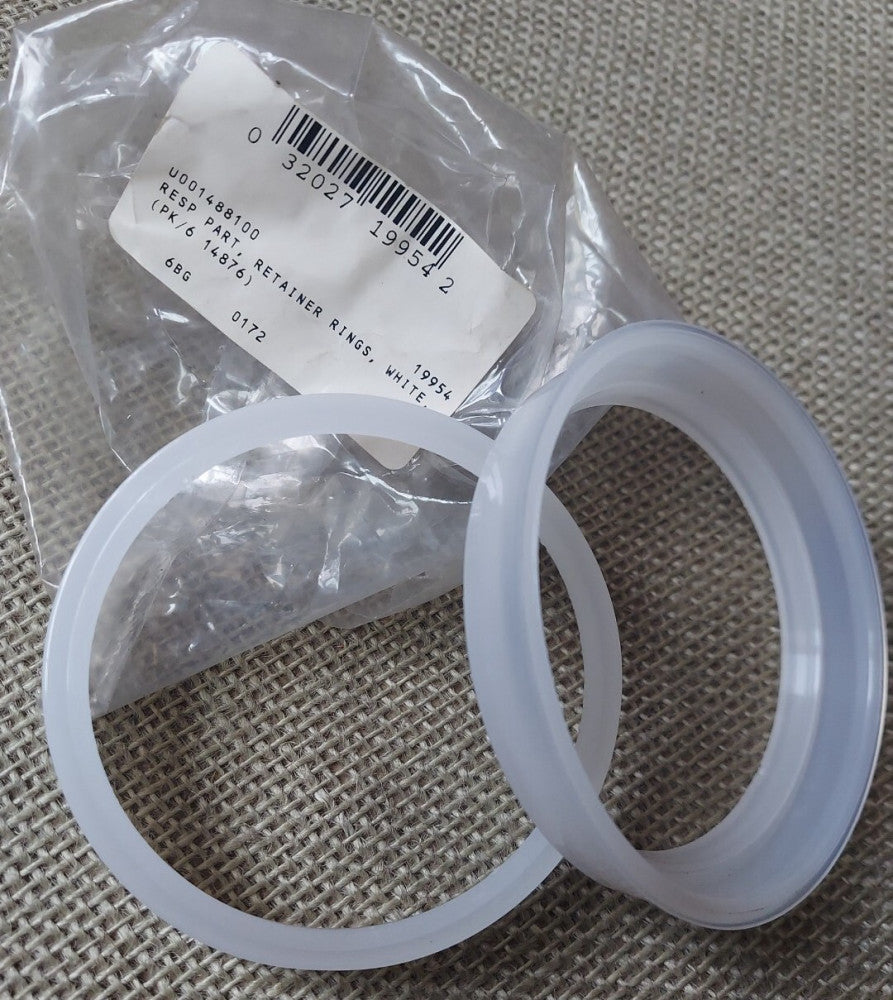 Lot of 2 - U001488100 Respirator Retainer Rings. NSN 4240-01-250-8249