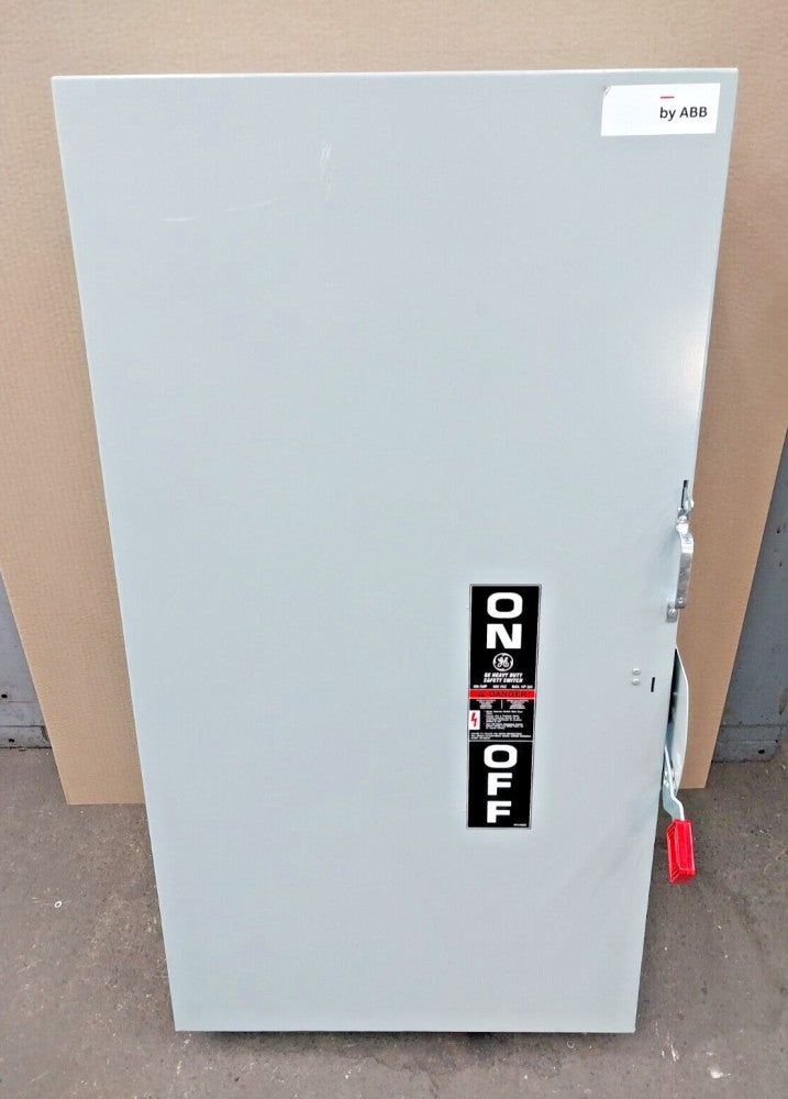 NEW GE 400 AMP NON-FUSIBLE SAFETY SWITCH 600 VAC / 250 VDC 3 POLE THN3365
