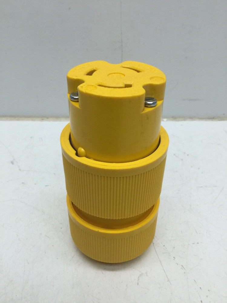 GE L11-30 Locking Connector Plug 30A 3Ø 250V NEMA L11-30R 3 Phase