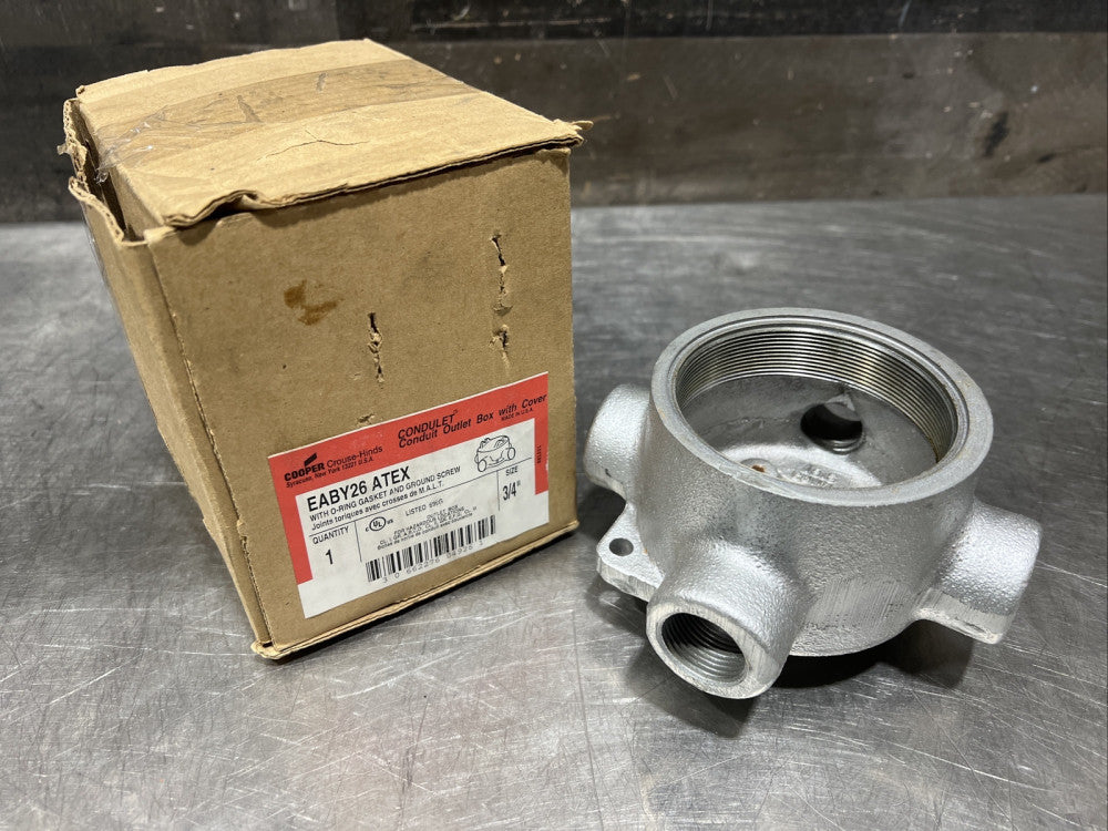 Nos Surplus Crouse & Hinds EABY26 ATEX. Missing Cover As Seem In Pictures