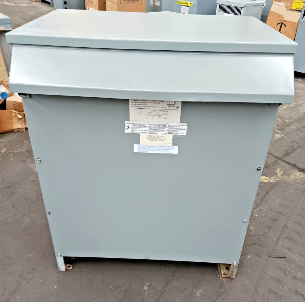 Square D 75T3H 75 Kva Transformer 480 HV ▲ 208Y/120 LV Wye 3 Phase 3R Outdoor