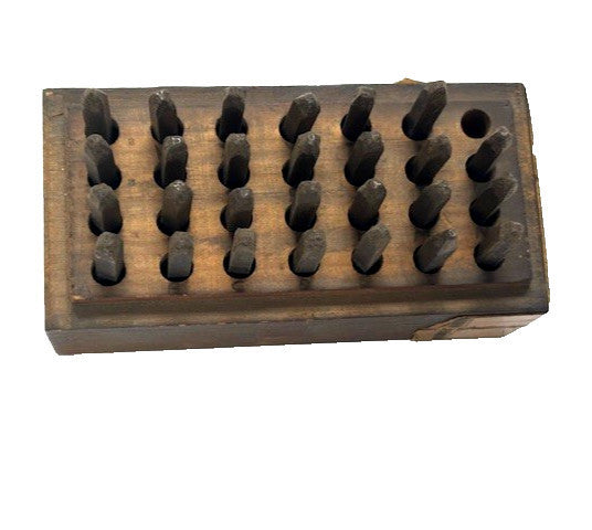1/16" STEEL HAND HELD LETTER STAMPS