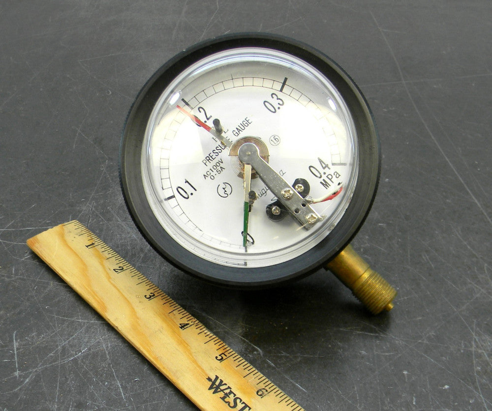 Migishita Seiki Pressure Gauge 0.4 Mpa 307258