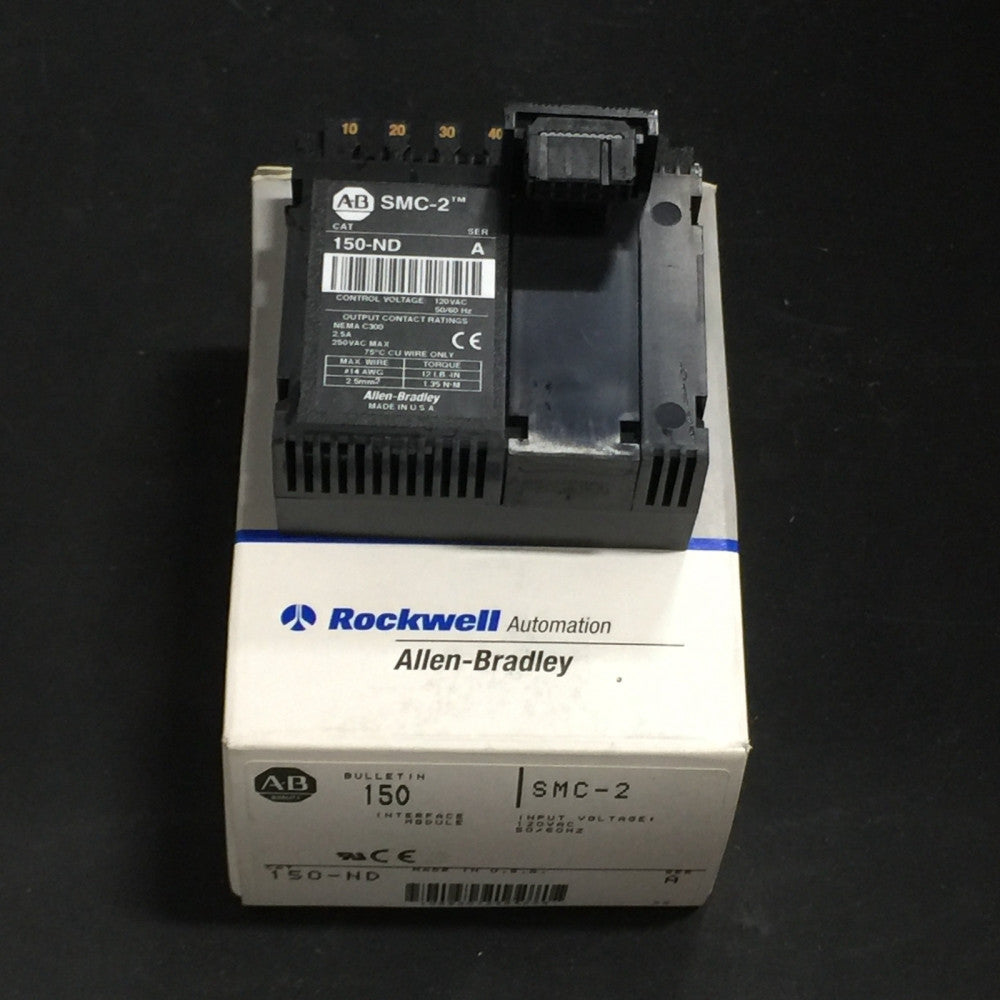 NEW Allen-Bradley 150-ND SMC-2 Interface Module 250VAC 2.5A