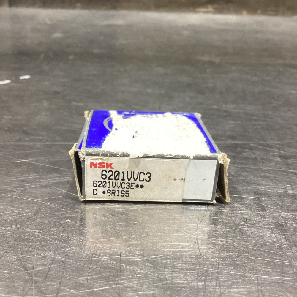 NSK 6201-VV/C3 Deep Groove Ball Bearing 12x32x10mm, NOS