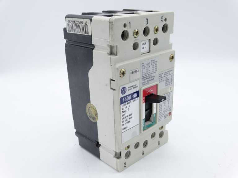 ALLEN BRADLEY 140U-H6C3-C40 SERIES A CIRCUIT BREAKER