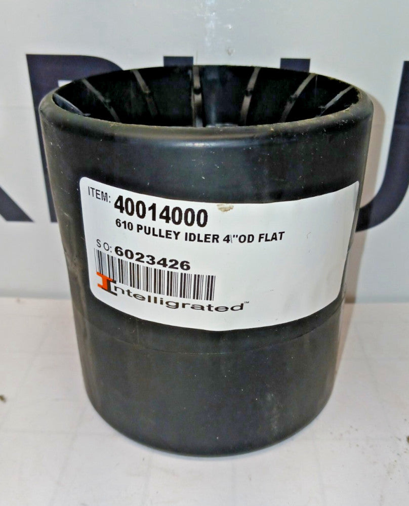 NEW INTELLIGRATED 610 PULLEY IDLER 4"PD FLAT 40014000