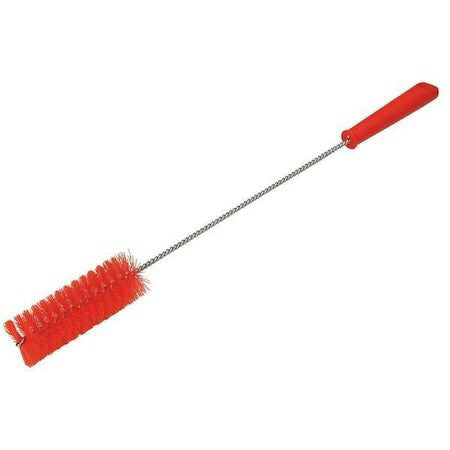 Vikan 53784 1-5/8" W Tube And Valve Brush, Stiff, 13 3/4 In L Handle, 5 In L