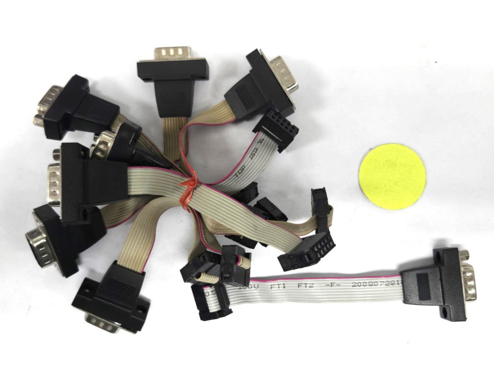 GRANDSUN E231962 3-1/2" SERIAL CABLE LOT OF 9