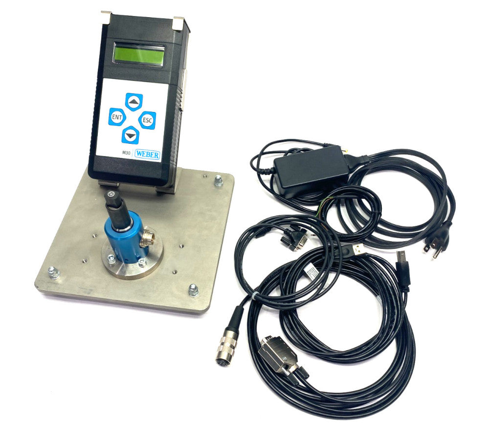 Weber M30 Screw Driving Syst. Torque Gauge, 10 Sets of Parameters, 1/1.000 sec.