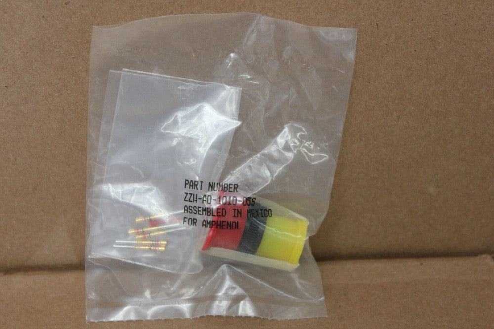 New Amphenol Military Spec Mil Spec Connector & Contacts ZZW-A0-1010-05S