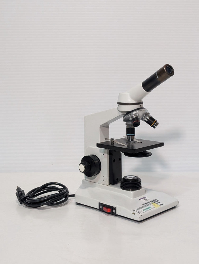 Bristolscope Bristoline monocular microscope WF10X 4x 10x 40x objectives shown
