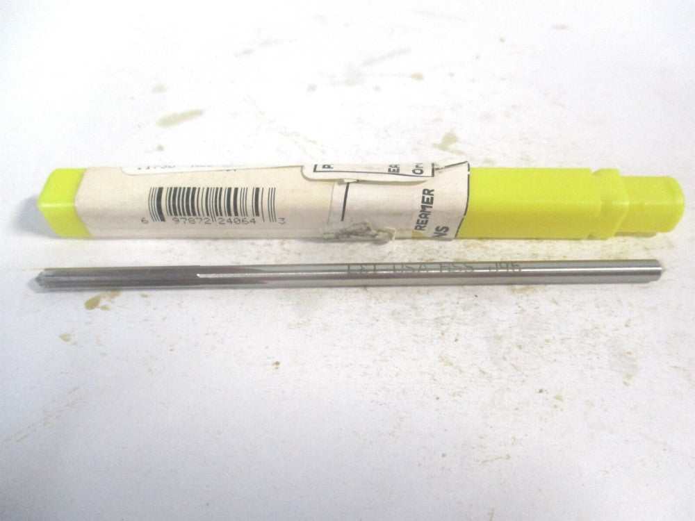 (433-0.1730) #17 x 1-1/8 x 4-1/2" OAL 6-Flute Straight Shank HSS Chucking Reamer
