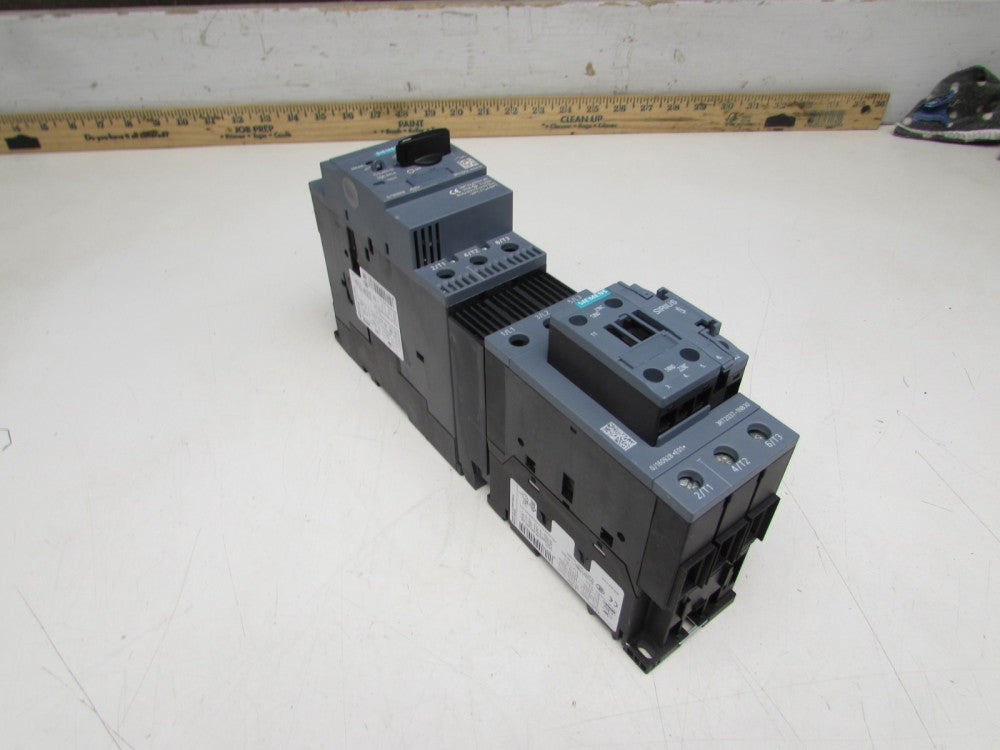 SIEMENS 3RA2150-4XA37-0NB3 COMBINATION MOTOR STARTER 49-59A 20-33V 50/60HZ XLNT