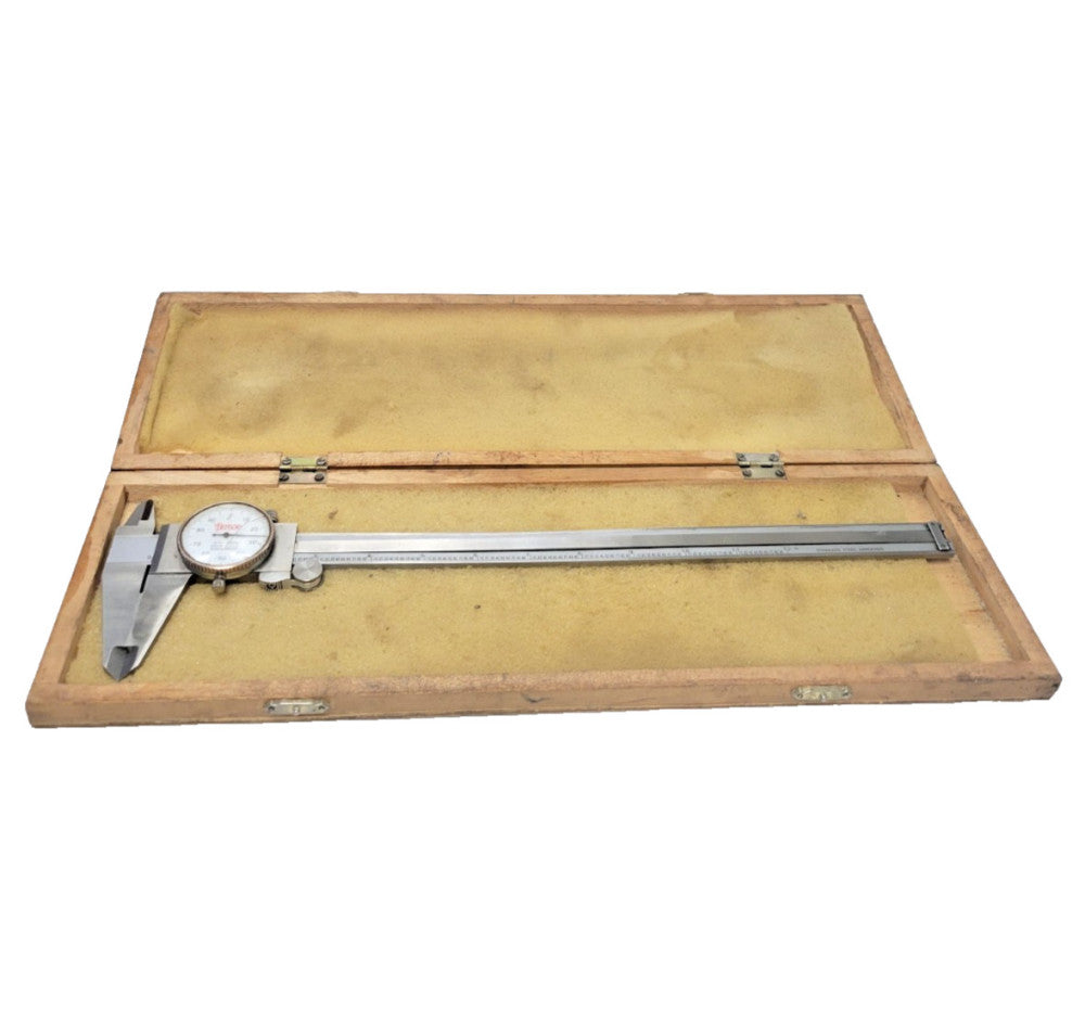 TRITAN DIAL CALIPER 12" W/CASE STAINLESS STEEL HARDENED DOUBLE WAY SHOCK PROOF