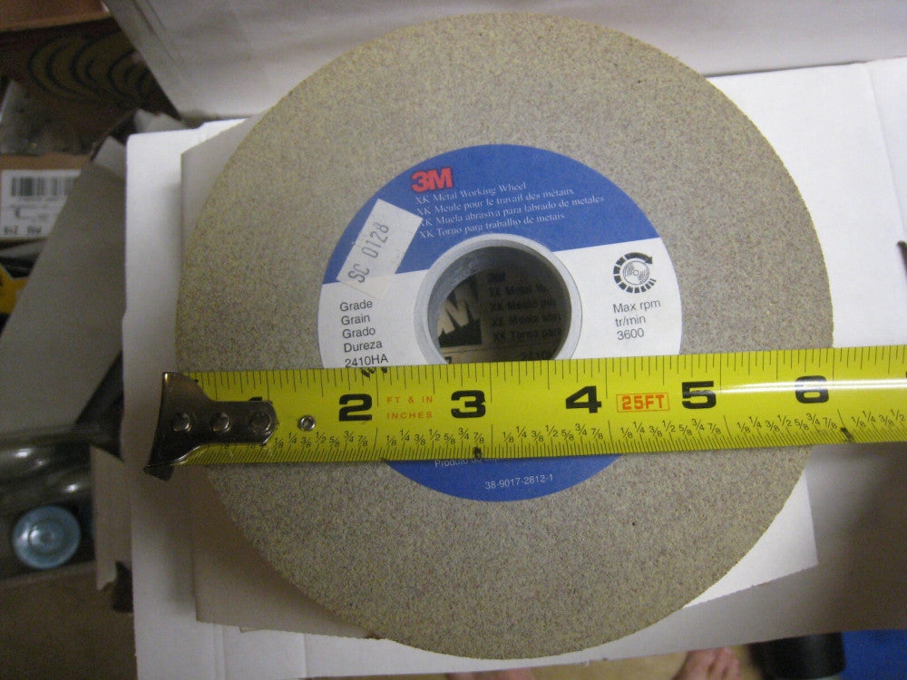 1 3M 6" x 1" x 1-1/4" XK Metal Working Grinding Wheel, 2410HA Grade, EDP #29277