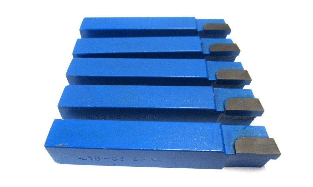 NEW 5/8" x 5/8" x 4" C6 AL-10 LH Carbide Single Point Tool Bit - Lot of 5