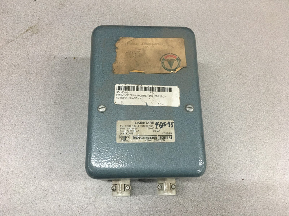 NEW NO BOX TEKNIKAB LIKRIKTARE 91236762 TRANSFORMER EPKL10414