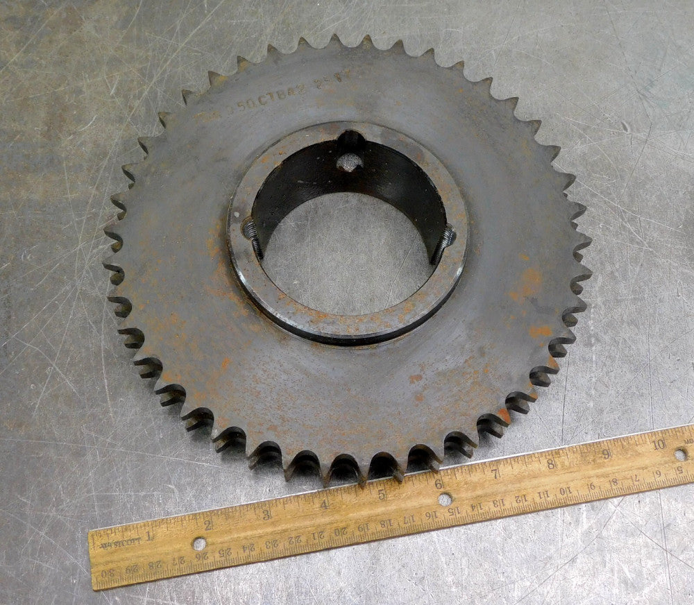 Martin D50CTB42 Double Roller Chain Sprocket #50 42 Teeth 3-3/8" Bore