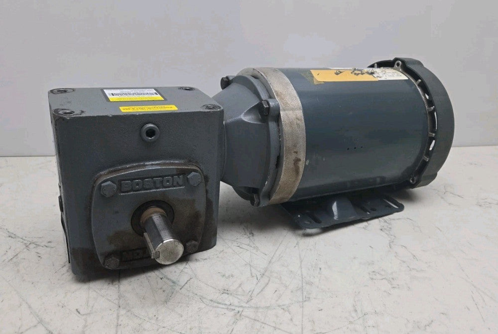 Marathon G583 Motor 1 Hp 3 Ph 1725 Rpm F721-15K-B5-G-FUTF-W-HK Reducer 15:1 Rati
