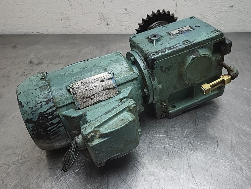 Sew Eurodrive S60-145TYXP Gear Drive Allis Chalmers 51-381-064 Induction Motor