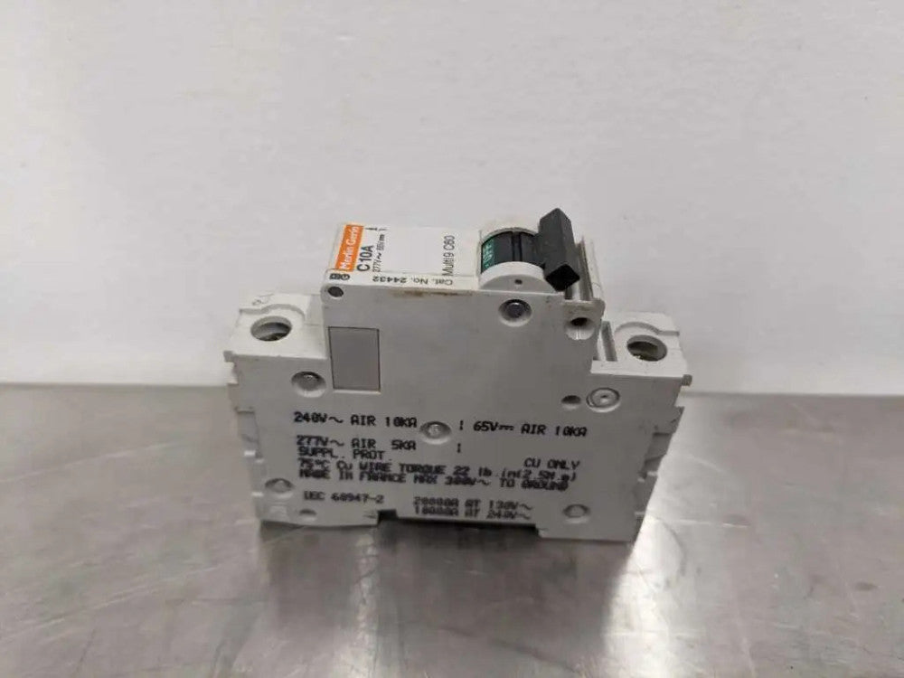 Merlin Gerin C10A Circuit Breaker Multi9 C60 1 Pole 24432