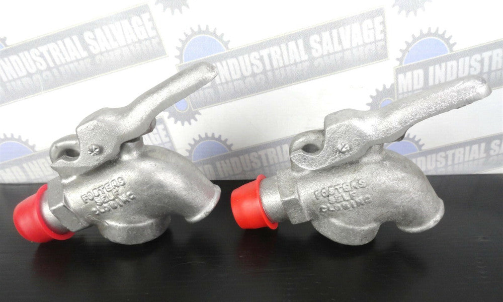 Lot of 2 - FOSTERS - Self Closing Faucet 1" Male Threaded (NEW in BAG)