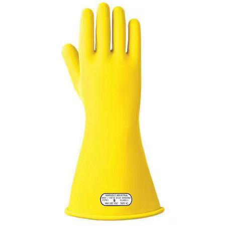 Ansell Cl1y-14 Electrical Gloves,Leather,Yellow,Pr