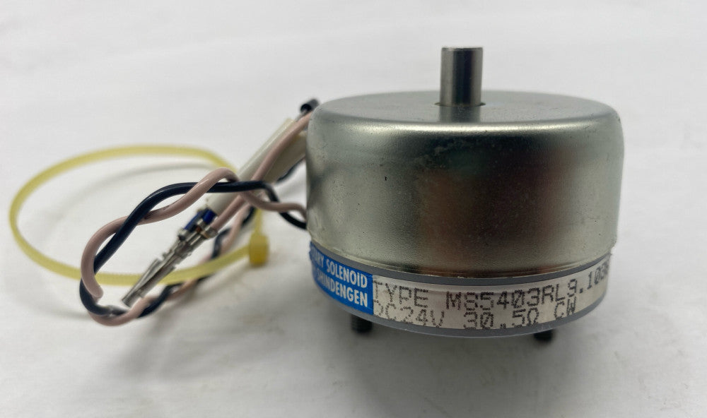 Shindengen M854003RL9.1036 Rotary Solenoid 24VDC 30.5Ω
