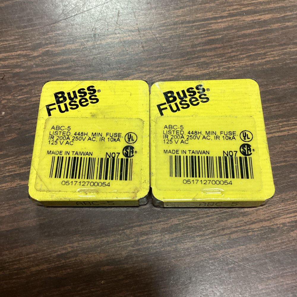 Buss ABC-5 Bussmann Fuse (Pack of 10)