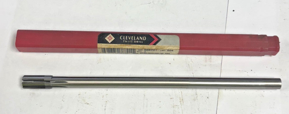 CLEVELAND C38701 STRAIGHT CYLINDRICAL SHANK REAMER DIAMETER 3/8" HSS