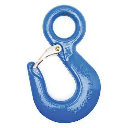 Campbell Chain & Fittings 3925115Pl Eye Hoist Hook W/ Latch, Pl, No. 31, 11